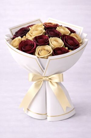 Bouquet Vino Tinto & Dorado