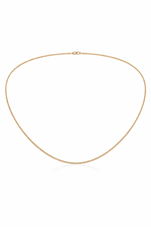 Cadena De Oro 18K Tejido Chino