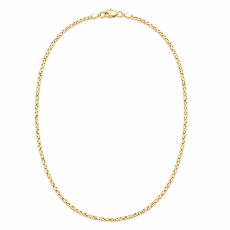 Cadena chinesca en oro 18K de 60 cm – Ruby Éternelle