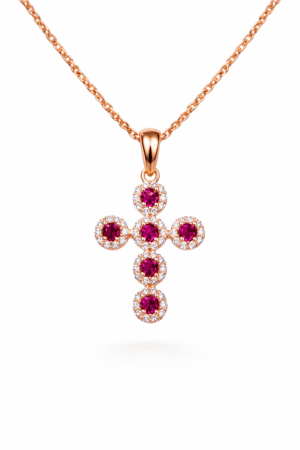 Dije En Oro 18k Fé Eternelle