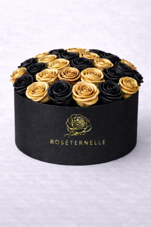 ROSEBOX Dorado & Negro