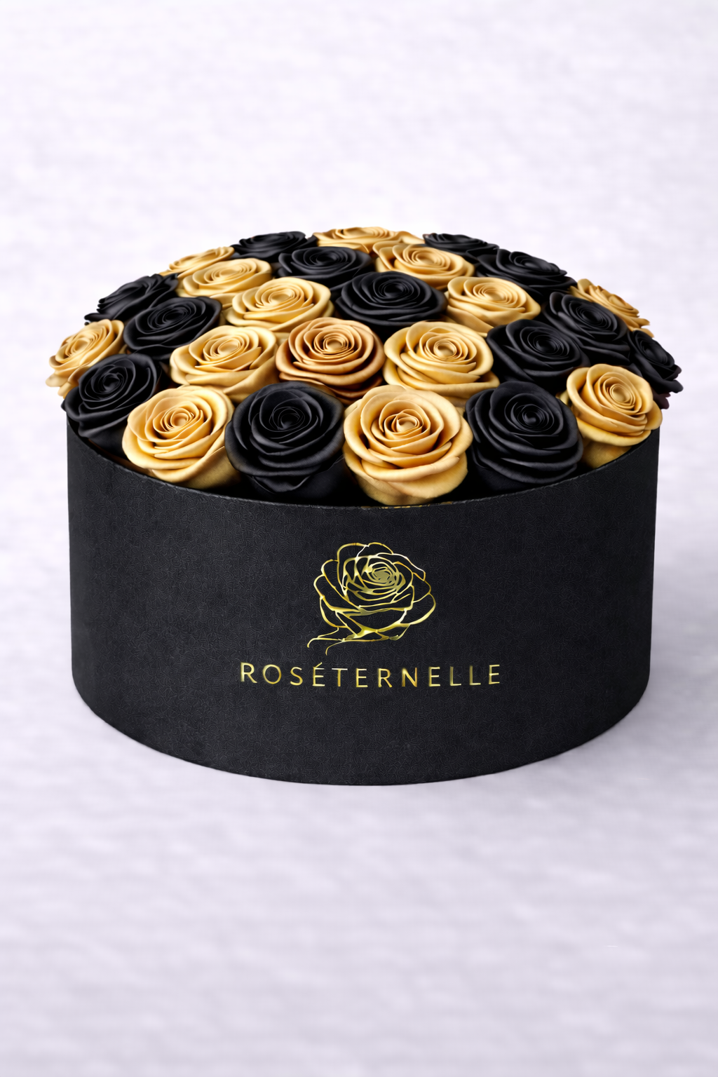 rosebox-dorado-negro